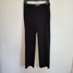 Ladies Petite SZ 4P Charter Club Black Straight-Leg Pant